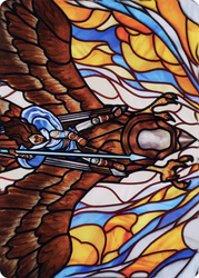 Tura Kennerüd, Skyknight // Tura Kennerüd, Skyknight (ADMU-079) - Dominaria United Art Series (Borderless)