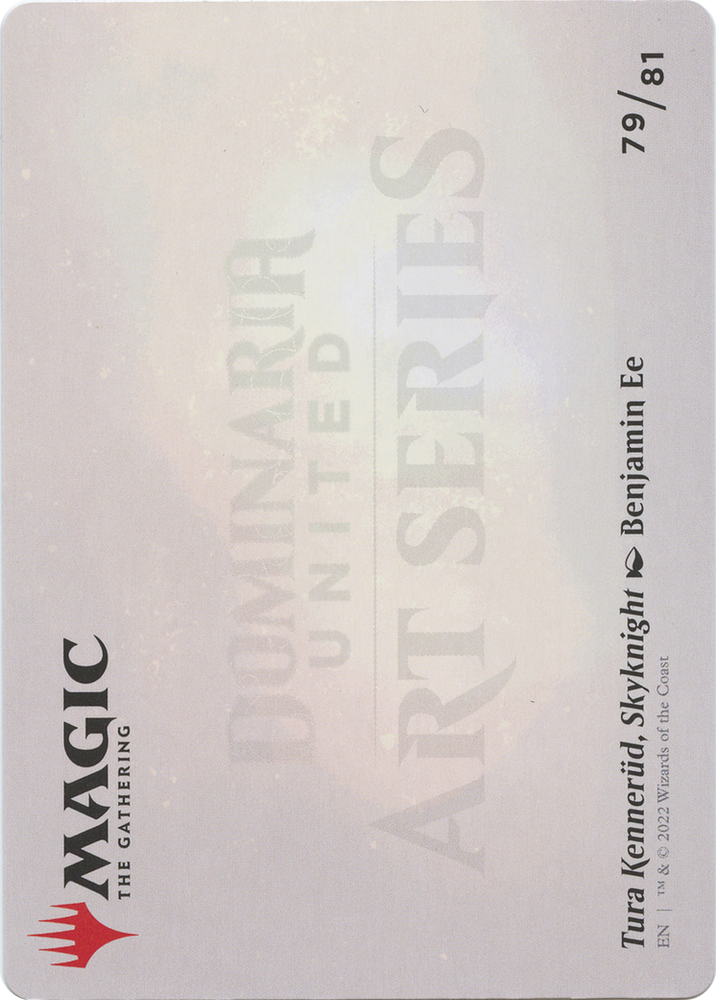 Tura Kennerüd, Skyknight // Tura Kennerüd, Skyknight (ADMU-079) - Dominaria United Art Series (Borderless)