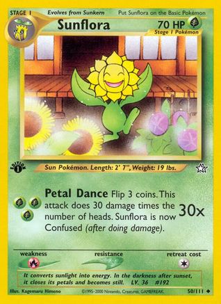 Sunflora 050/111  - Unlimited Neo Genesis - Uncommon