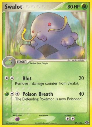 Swalot 040  Emerald - Uncommon