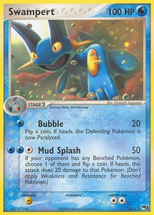 Swampert 005  POP Series 1 - Rare