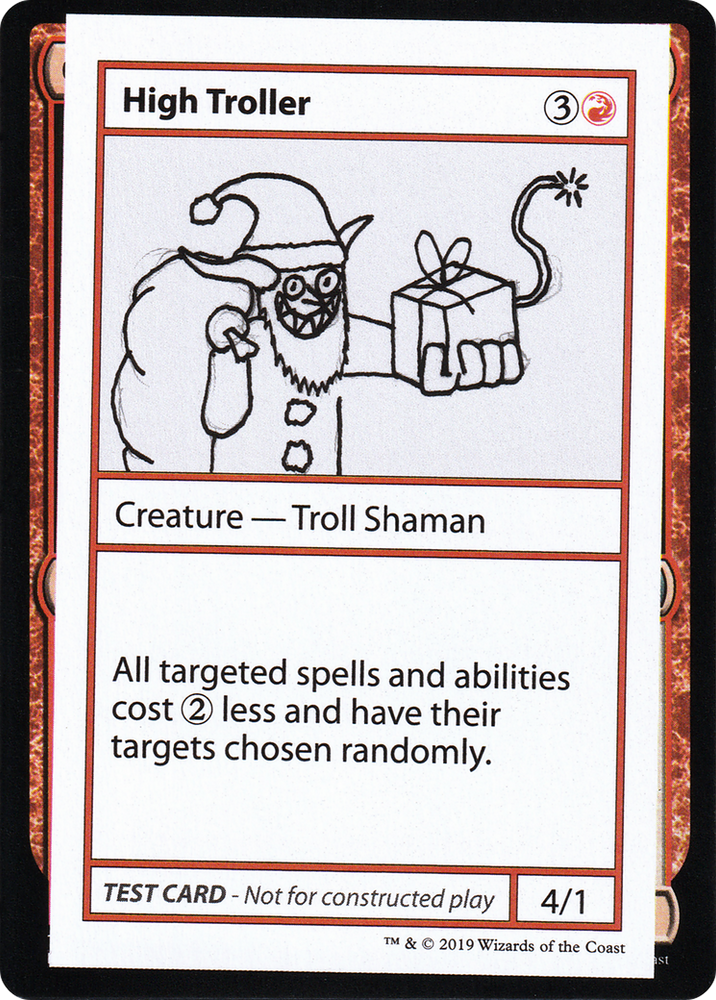High Troller (No PW Symbol) (CMB1-054) - Mystery Booster Playtest Cards 2021