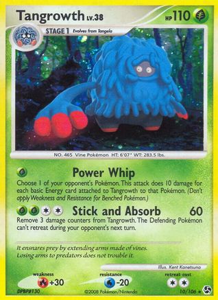 Tangrowth 010  - Holofoil Great Encounters - Holo Rare