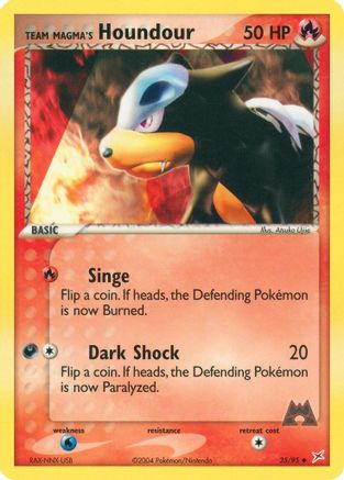 Team Magma's Houndour 035/95  Team Magma vs Team Aqua - Uncommon
