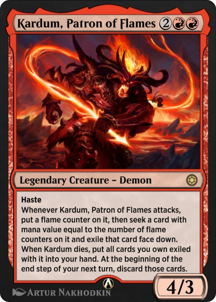 Kardum, Patron of Flames (HBG-058) - Alchemy Horizons: Baldur's Gate
