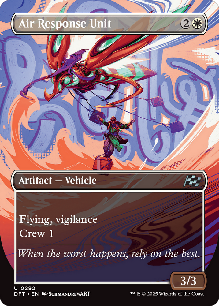 Air Response Unit (DFT-292) - Aetherdrift (Borderless) Foil