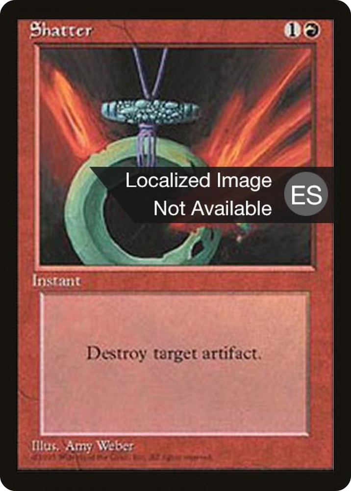 Shatter (4BB-) - Fourth Edition Foreign Black Border