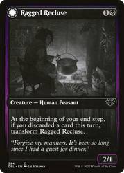 Ragged Recluse (DBL-394) - Innistrad: Double Feature: (Double Faced Transform) Foil