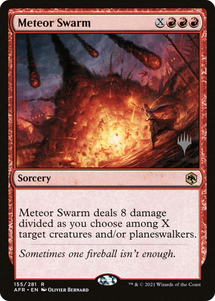 Meteor Swarm (PPAFR-155) - Adventures in the Forgotten Realms Promos
