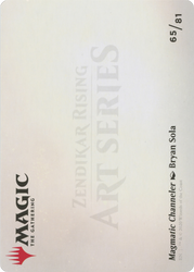 Magmatic Channeler // Magmatic Channeler (AZNR-065) - Zendikar Rising Art Series (Borderless)