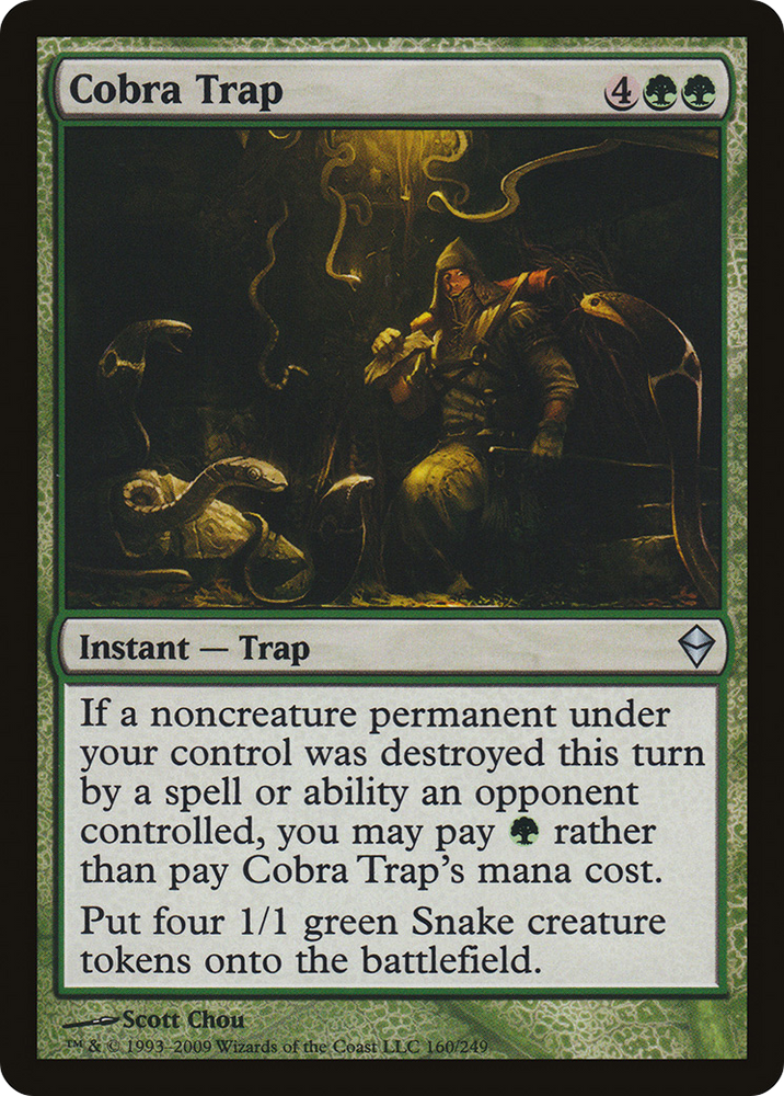 Cobra Trap (ZEN-160) - Zendikar Foil