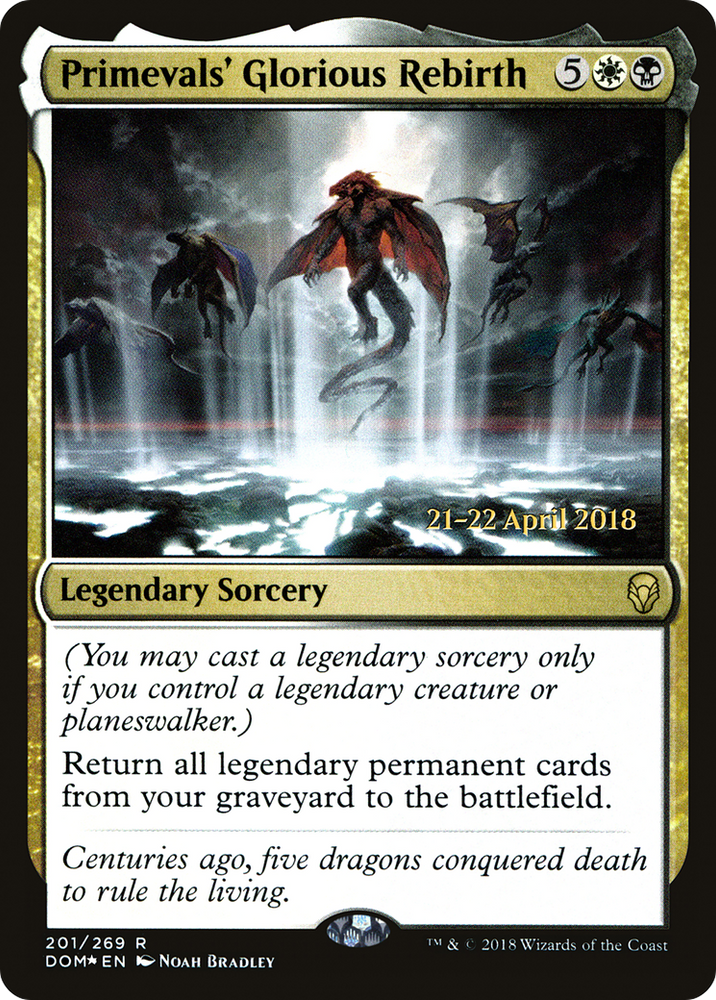 Primevals' Glorious Rebirth (PRE-201S) - Dominaria Promos Foil