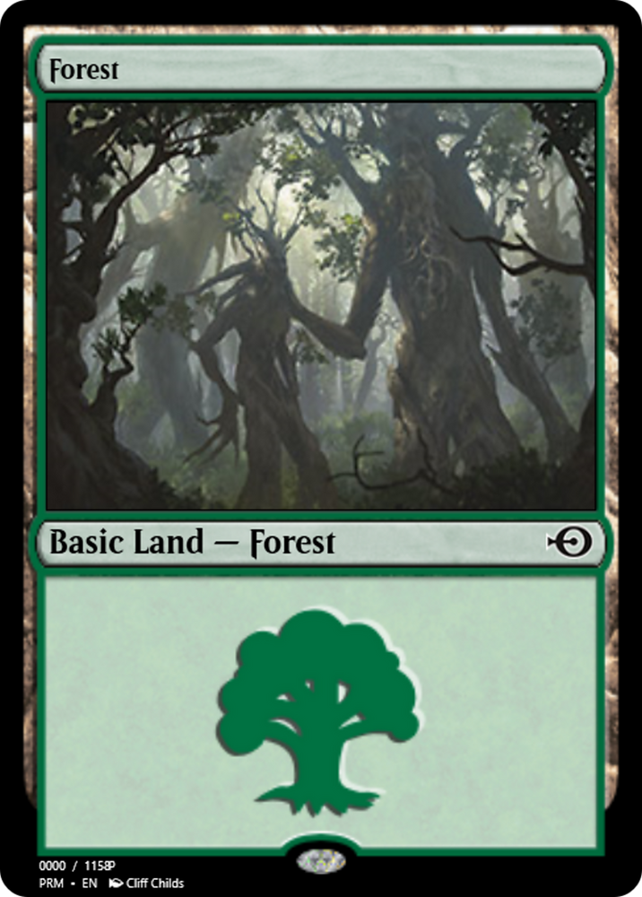 Forest (PRM-81878) - Magic Online Promos Foil