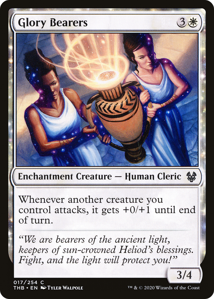 Glory Bearers (THB-017) - Theros Beyond Death: (enchantment)