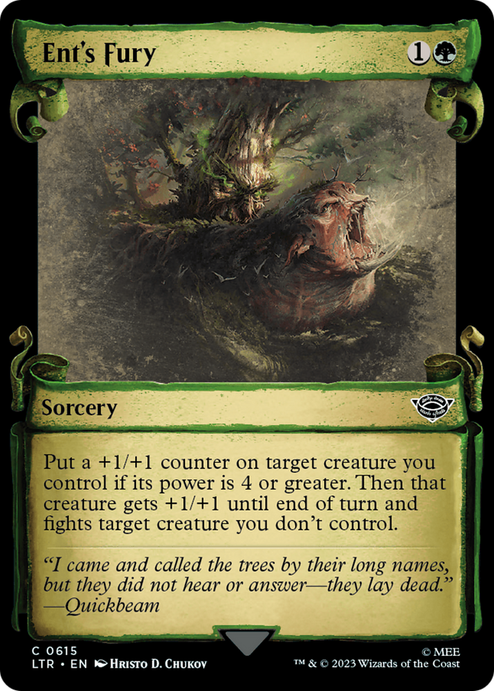Ent's Fury (Showcase Scrolls) (LTR-615) - The Lord of the Rings: Tales of Middle-earth: (Showcase)