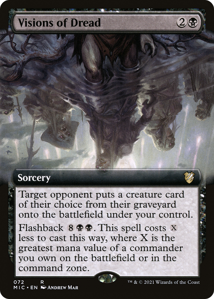 Visions of Dread (Extended Art) (MIC-072) - Midnight Hunt Commander: (Extended Art)
