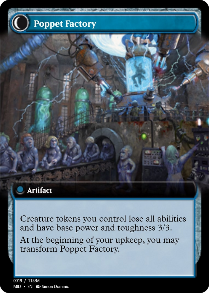 Poppet Stitcher // Poppet Factory (PRM-93918) - Magic Online Promos Foil