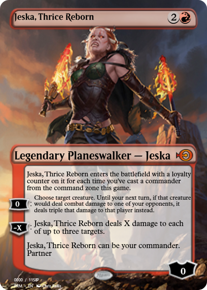 Jeska, Thrice Reborn (PRM-85948) - Magic Online Promos Foil