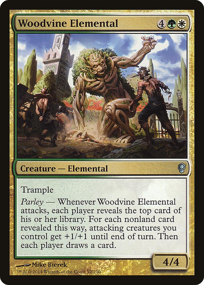 Woodvine Elemental (CNS-052) - Conspiracy Foil