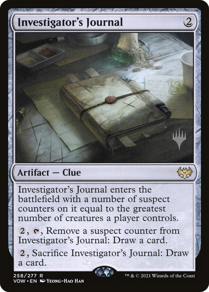 Investigator's Journal (PPNEO-258P) - Innistrad: Crimson Vow Promos Foil