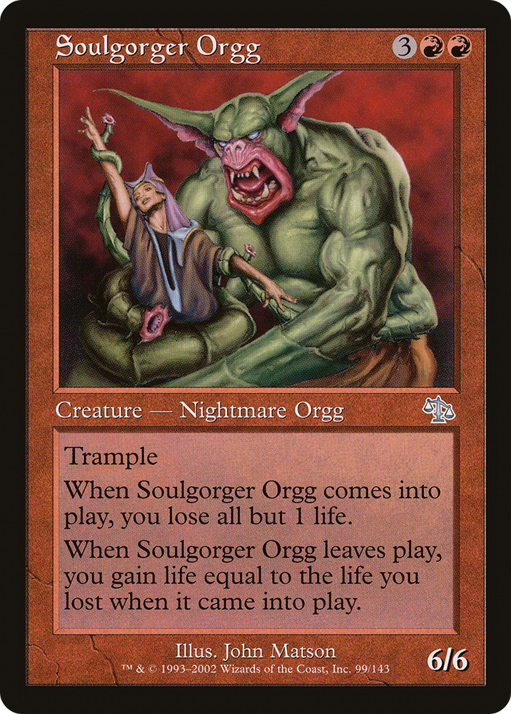 Soulgorger Orgg (JUD-099) - Judgment Foil