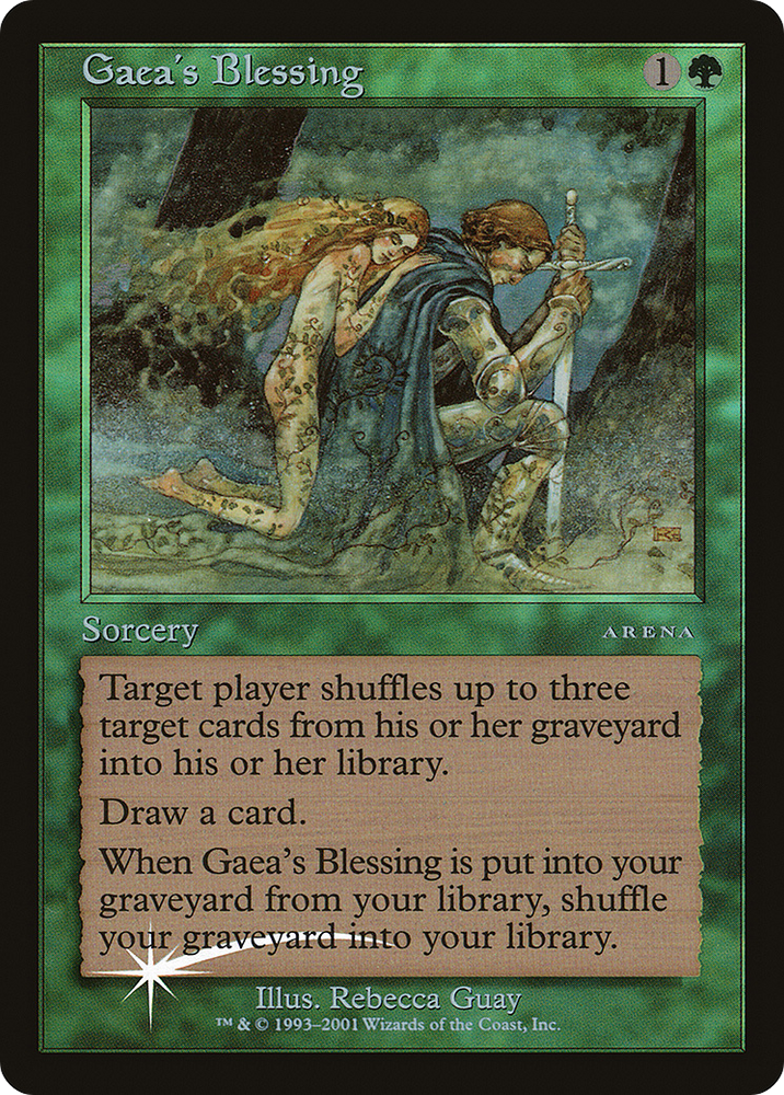 Gaea's Blessing (ARENA-) - Arena League 2001 Foil