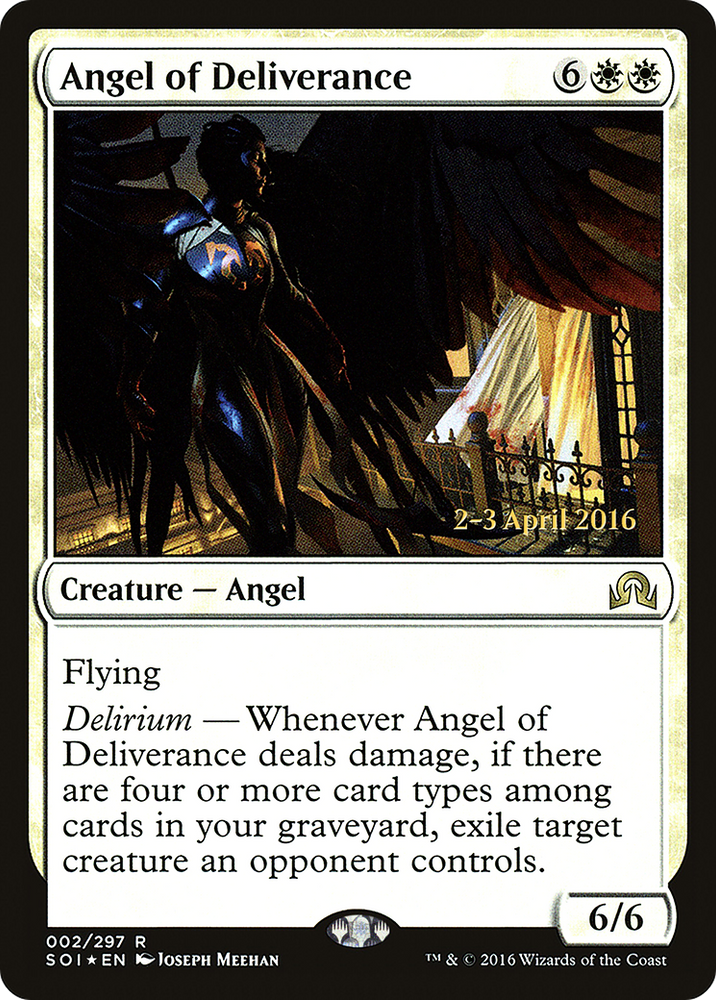 Angel of Deliverance (PRE-002) - Shadows over Innistrad Promos Foil