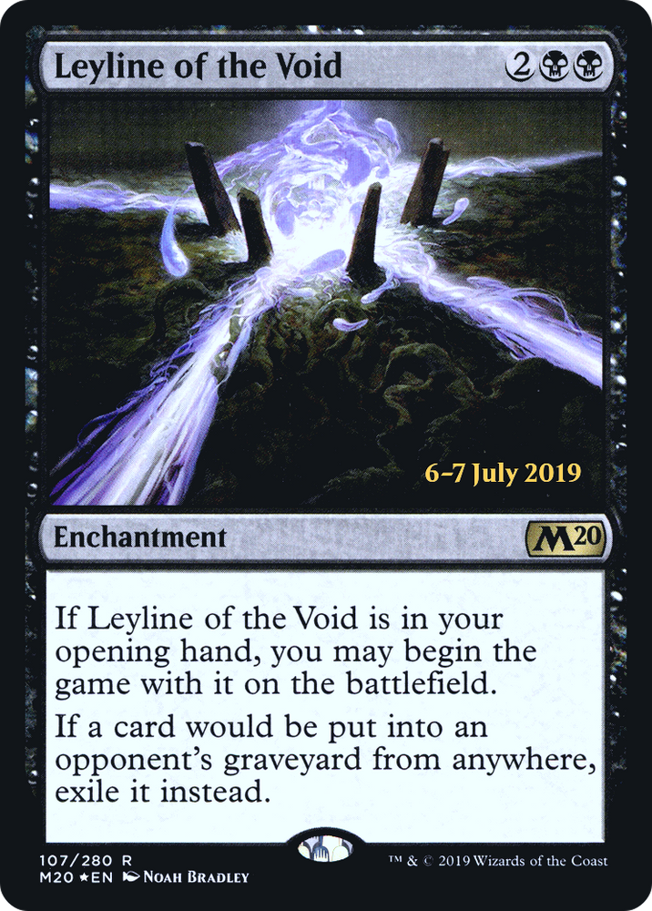 Leyline of the Void (PRE-107) - Core Set 2020 Promos Foil