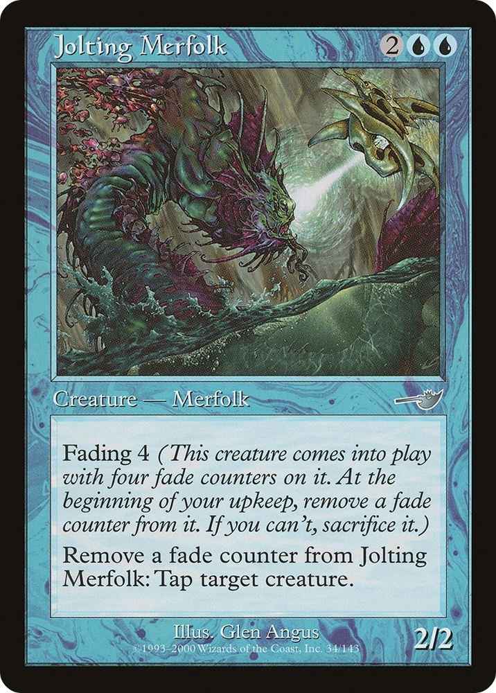 Jolting Merfolk (NMS-034) - Nemesis