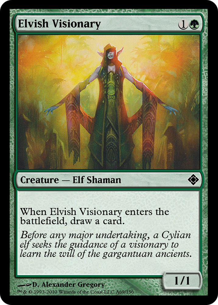 Elvish Visionary (TD0-A69) - Magic Online Theme Decks