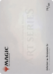 Infuriate // Infuriate (ASTX-075) - Strixhaven Art Series (Borderless)