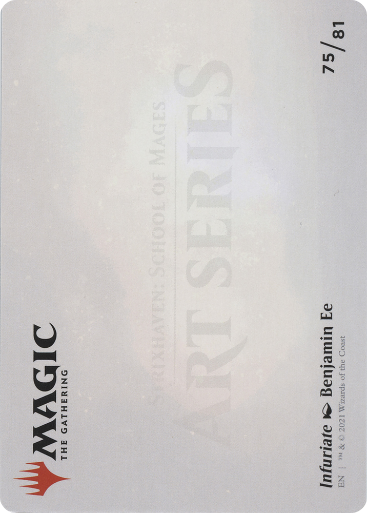 Infuriate // Infuriate (ASTX-075) - Strixhaven Art Series (Borderless) Foil