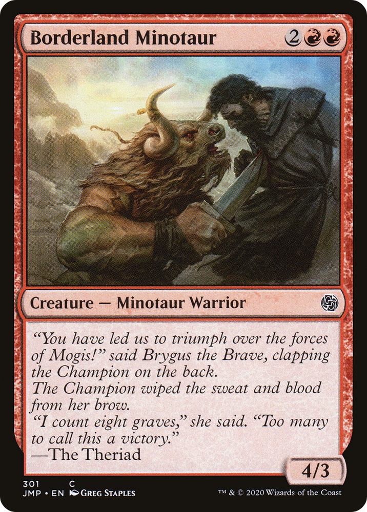 Borderland Minotaur (JMP-301) - Jumpstart