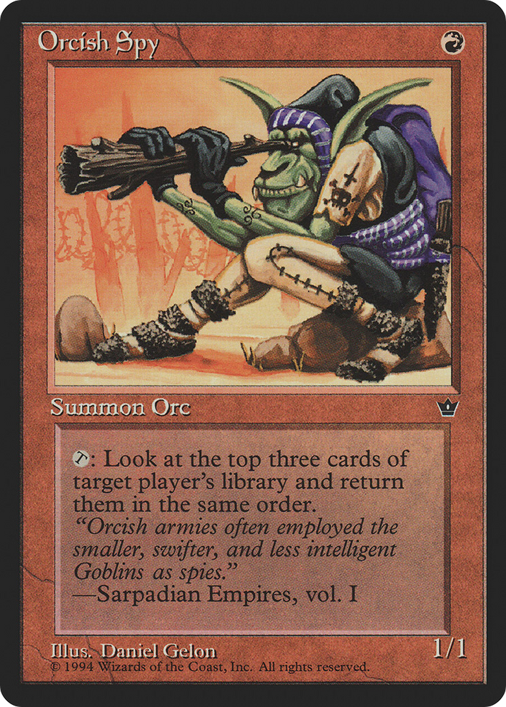 Orcish Spy (Gelon) (FEM-61B) - Fallen Empires