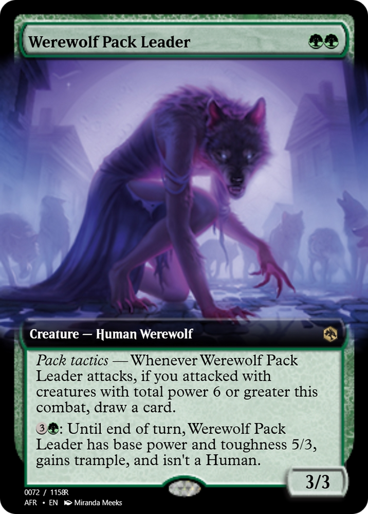 Werewolf Pack Leader (PRM-92760) - Magic Online Promos