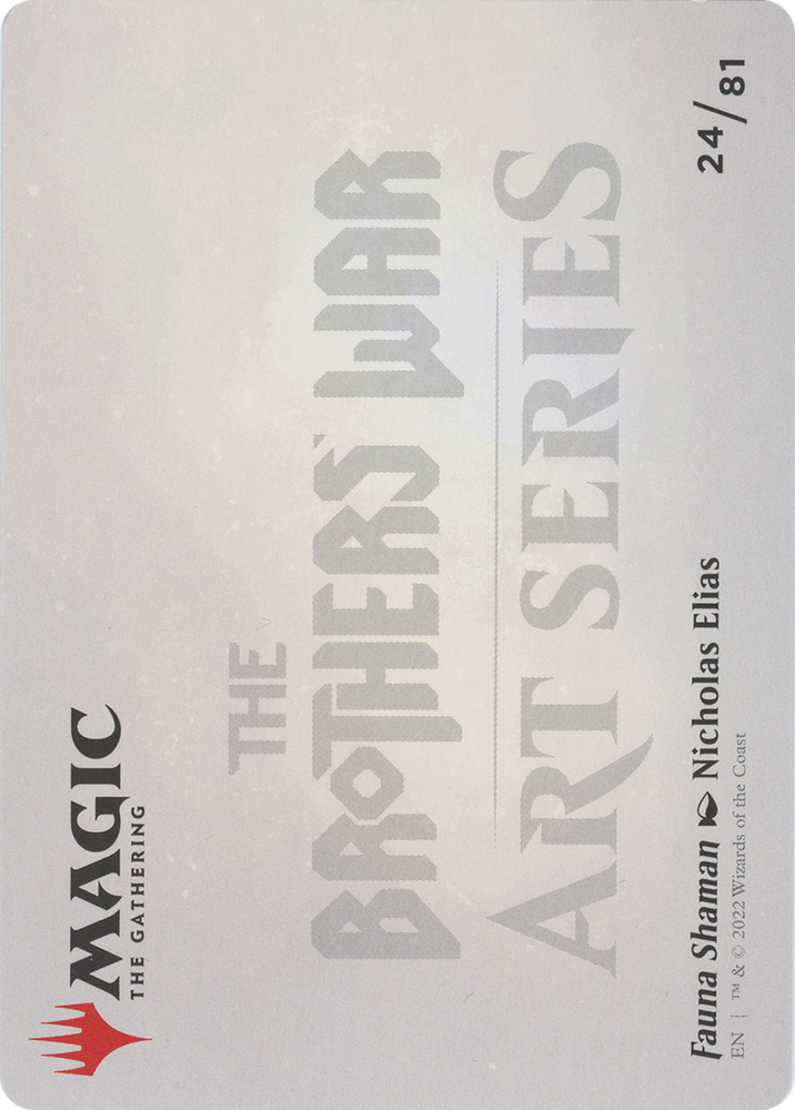 Fauna Shaman // Fauna Shaman (ABRO-024) - The Brothers' War Art Series (Borderless) Foil