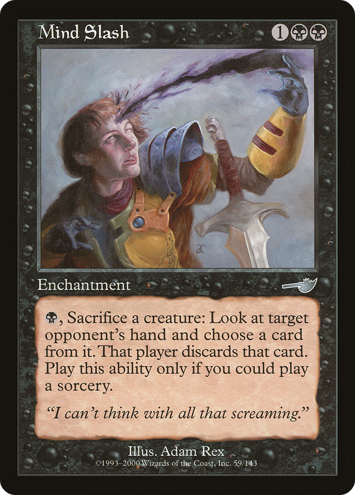 Mind Slash (NMS-059) - Nemesis Foil