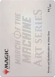 Wrenn and Realmbreaker // Wrenn and Realmbreaker (AMOM-056) - March of the Machine Art Series (Borderless)