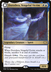 Dorothea, Vengeful Victim (VOW-235) - Innistrad: Crimson Vow: (Double Faced Transform) Foil
