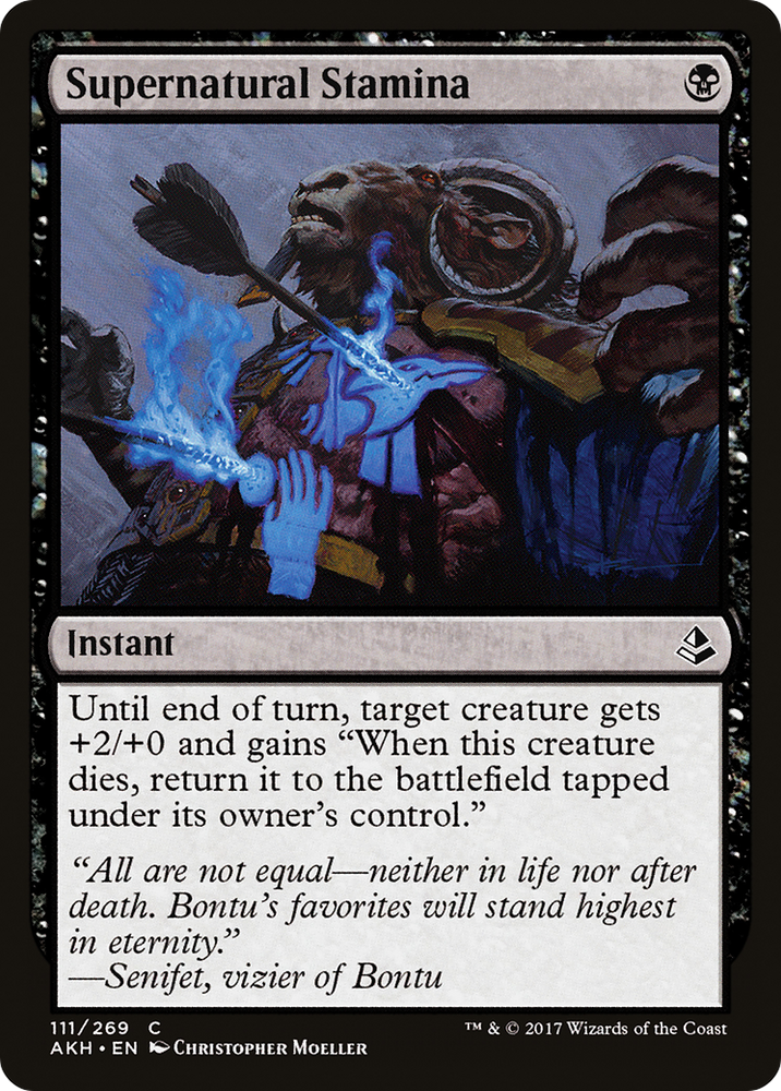 Supernatural Stamina (AKH-111) - Amonkhet