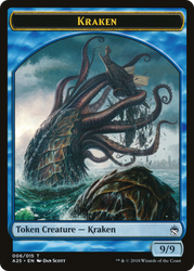 Fish // Kraken (A25-5 // 6) - Masters 25 Tokens