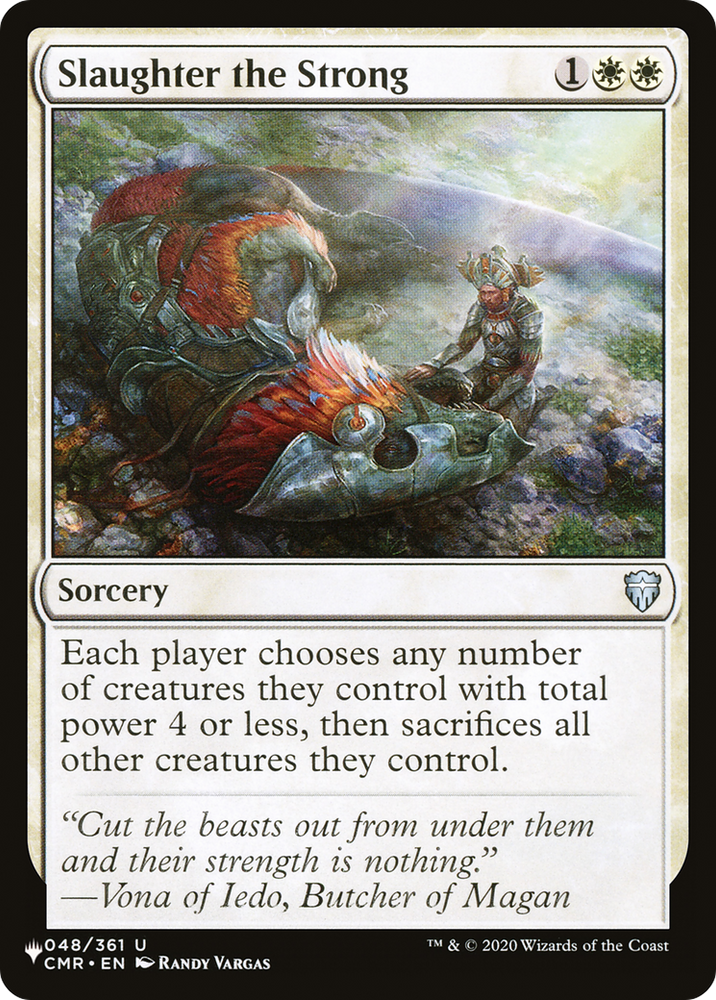 Slaughter the Strong (LIST-CMR-48) - The List