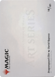 Dragonsguard Elite // Dragonsguard Elite (ASTX-016) - Strixhaven Art Series (Borderless) Foil