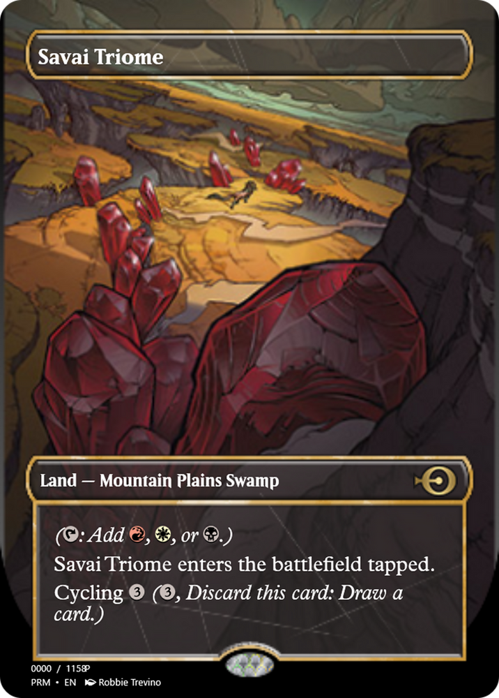 Savai Triome (PRM-80949) - Magic Online Promos Foil