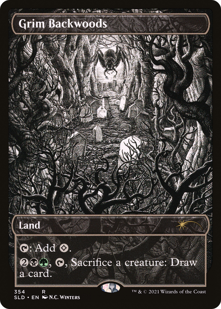 Grim Backwoods (SLD-354) - Secret Lair Drop Foil