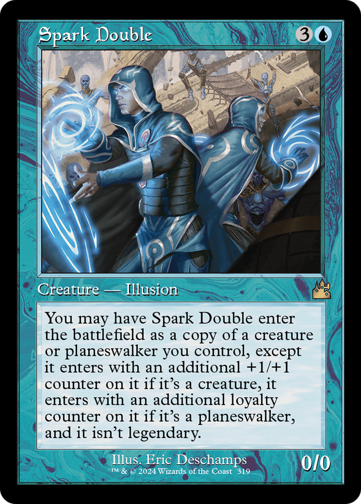 Spark Double (Retro Frame) (RVR-319) - Ravnica Remastered Foil