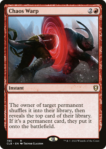 Chaos Warp (CLB-785) - Commander Legends: Battle for Baldur's Gate