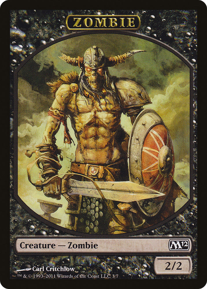 Zombie Token (M12-003) - Magic 2012 Tokens