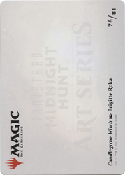 Candlegrove Witch // Candlegrove Witch (AMID-076) - Midnight Hunt Art Series (Borderless) Foil