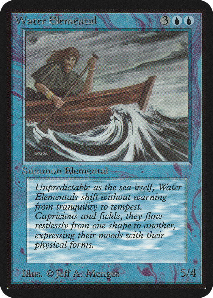 Water Elemental (LEA-091) - Limited Edition Alpha